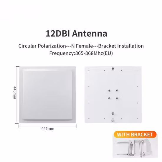 Wasserdichte Outdoor-Langstrecken-UHF-RFID-12-dBi-Antenne