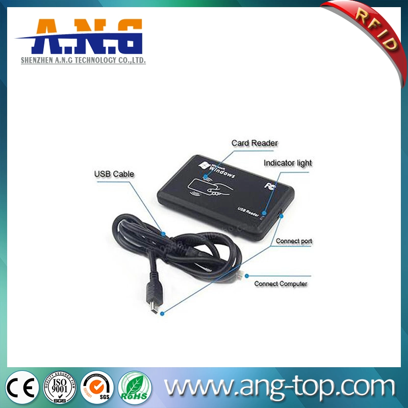 ABS RFID USB Card Reader Black Lf 125kHz RFID Reader