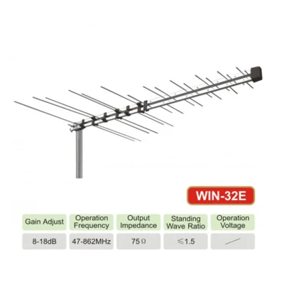 Factory Supply 32-E Neue Outdoor-Digital-TV-Antenne VHF und UHF für den US-Markt